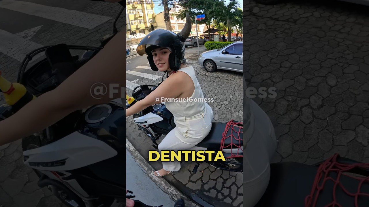 Carreguei uma dentista no moto taxi pela primeira vez 😂#mototaxi  #engra&ccedil;ado #viral #comedia #honda
