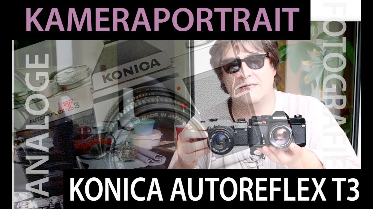 📷  Analoge Fotografie: Kameraportrait Konica Autoreflex T3