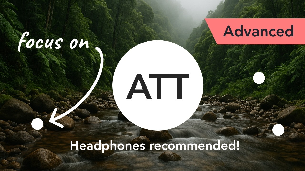 Attention Training Technique (ATT) in Metacognitive Therapy. (Advanced)
