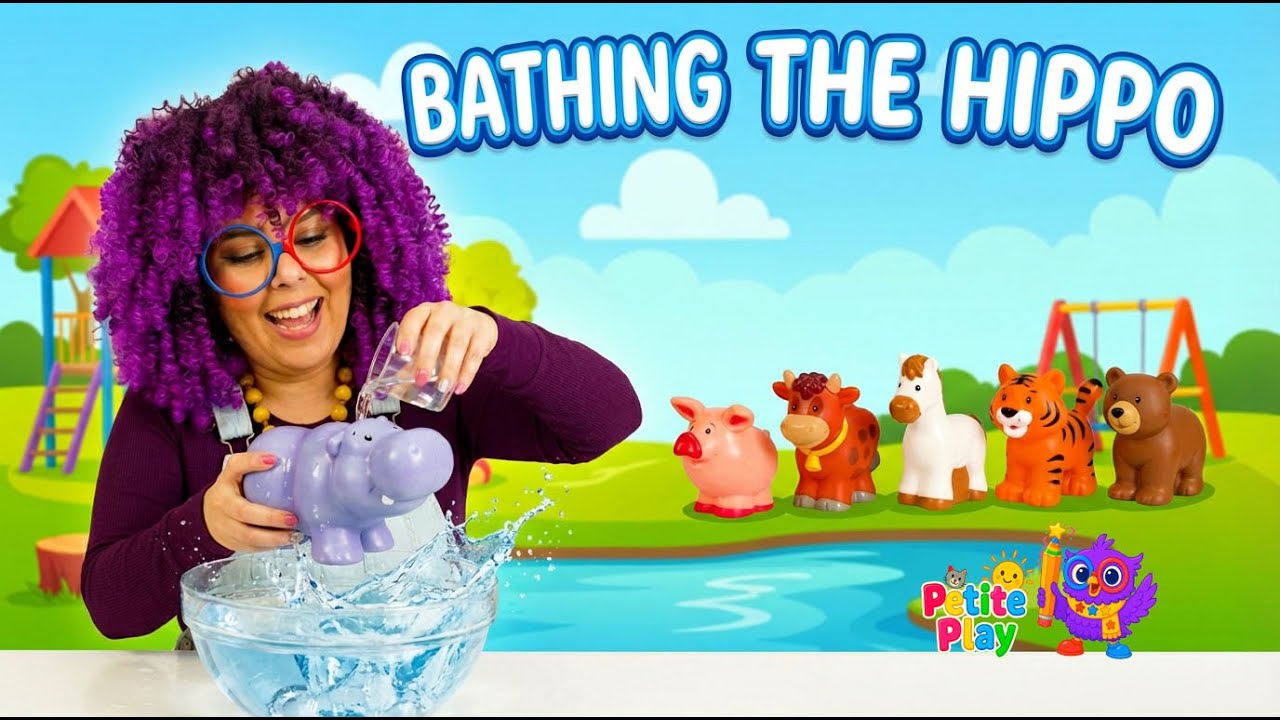 Bathing the hippo 💦🦛