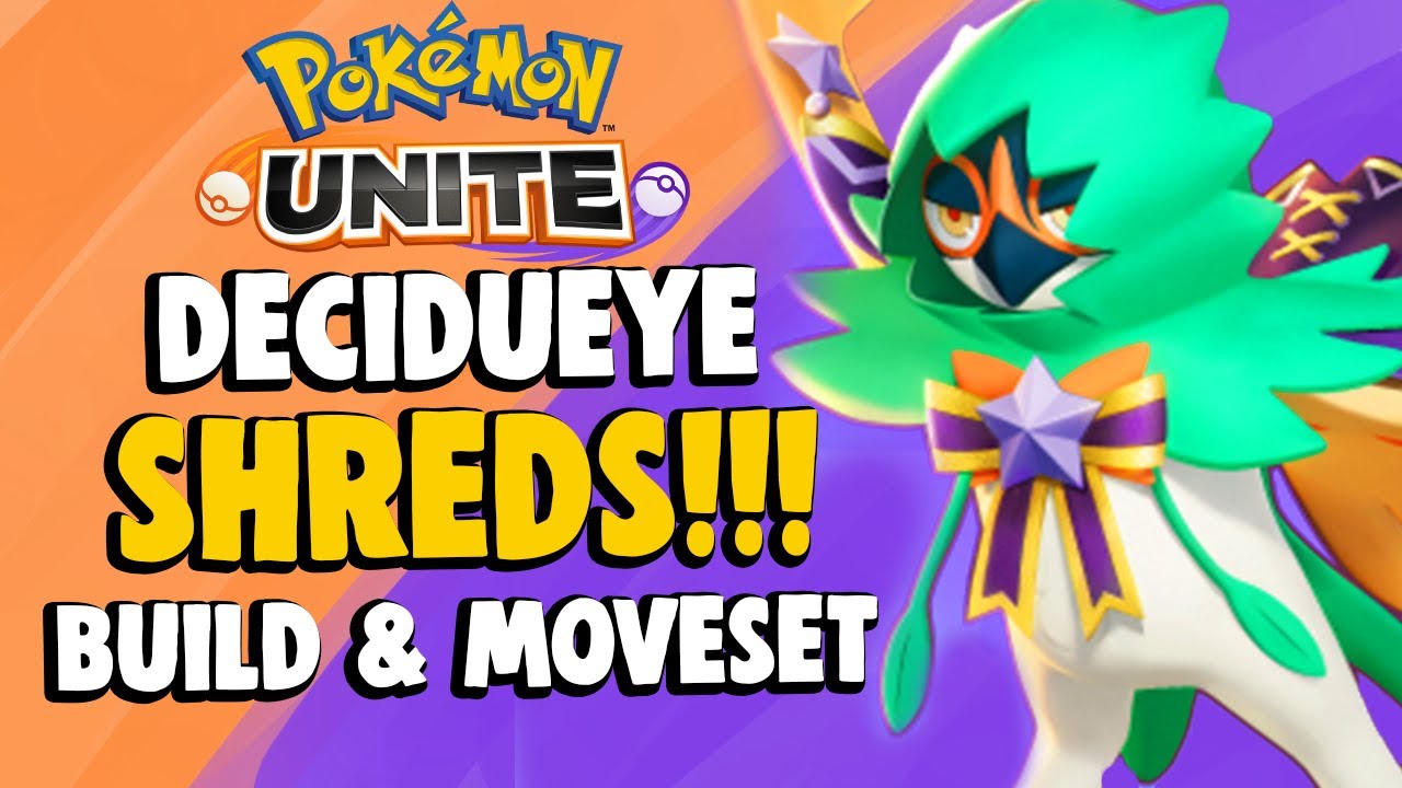 DECIDUEYE WILL MAKE YOUR ENEMIES CRY! SHRED BUILD & MOVESET | Pokemon Unite Decidueye Gameplay