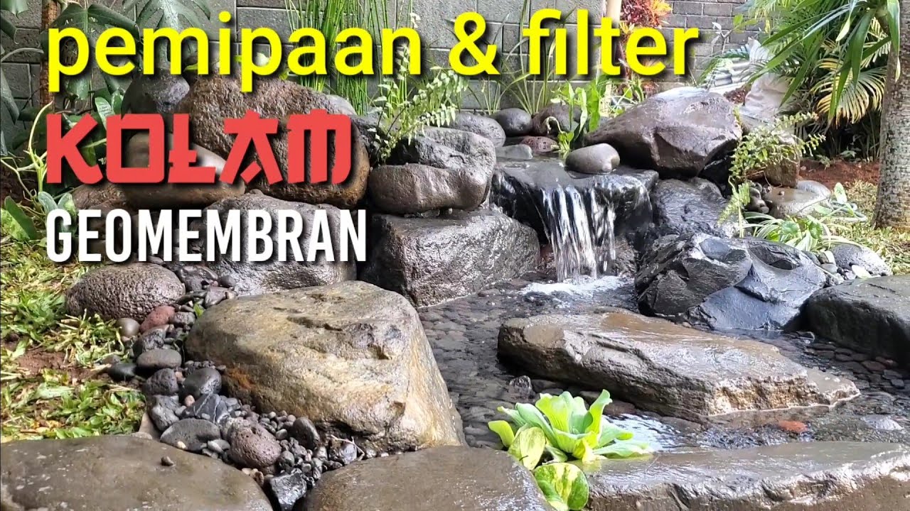Pemipaan dan Filtrasi Kolam Geomembran