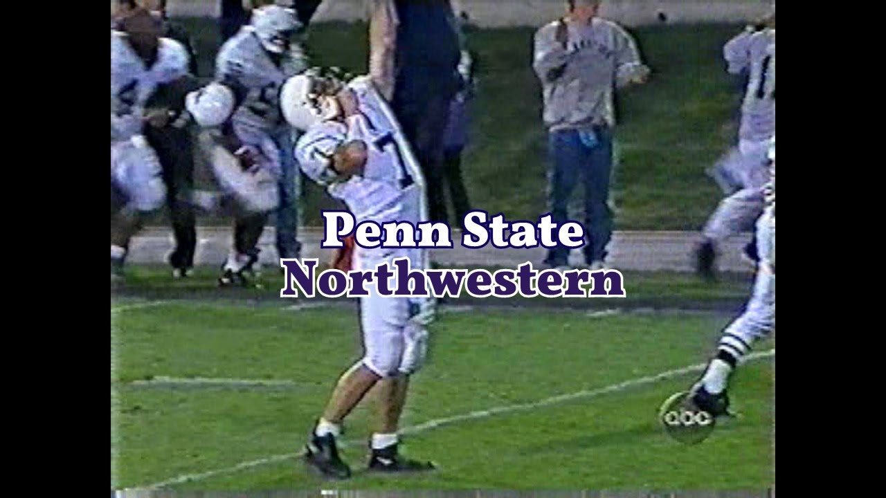 Penn State at Northwestern 2001 GAME STORY
