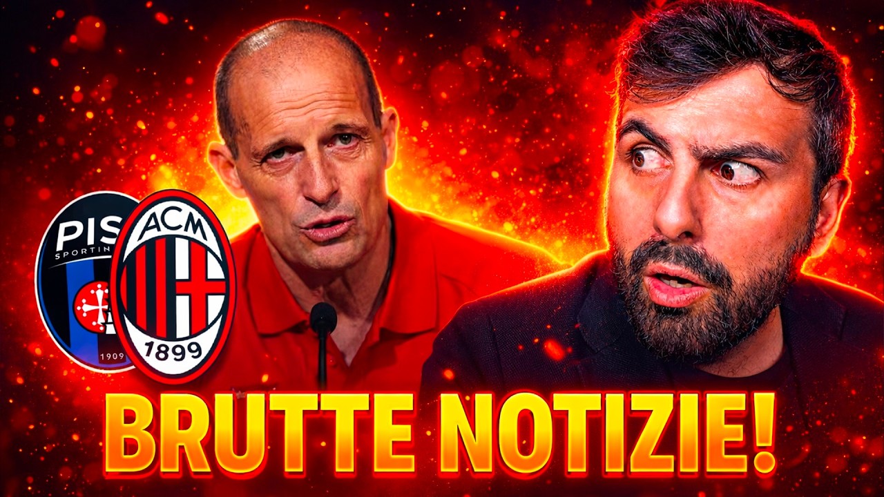 [BRUTTE NOTIZIE...] LE PAROLE DI ALLEGRI PRE PISA - MILAN