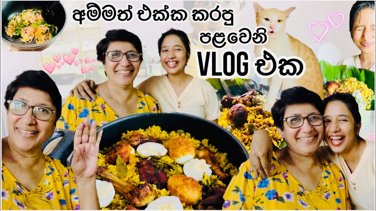 අම්මා එක්ක කරපු පළවෙනි Vlog එක ❤️🤭 /අන්තිම ටික❤️😂/Cookingvlog /සිංහල Vlog