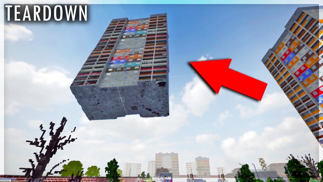 ЗАПУСТИЛ МНОГОЭТАЖКУ В НЕБО НА ВОЗДУШНЫХ ШАРАХ! TEARDOWN