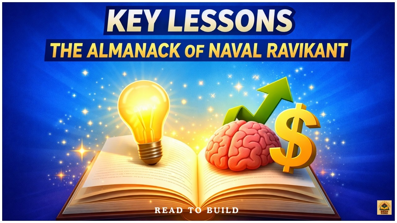 10 Powerful Lessons from The Almanack of Naval Ravikant | Wealth, Happiness & Freedom Explained