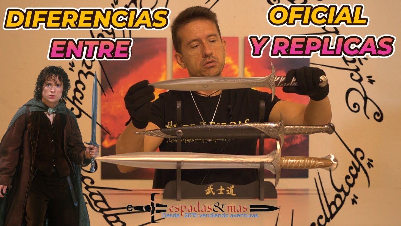 🔥 Diferencias entre: OFICIAL Y DECORATIVAS espada DARDO 🔥