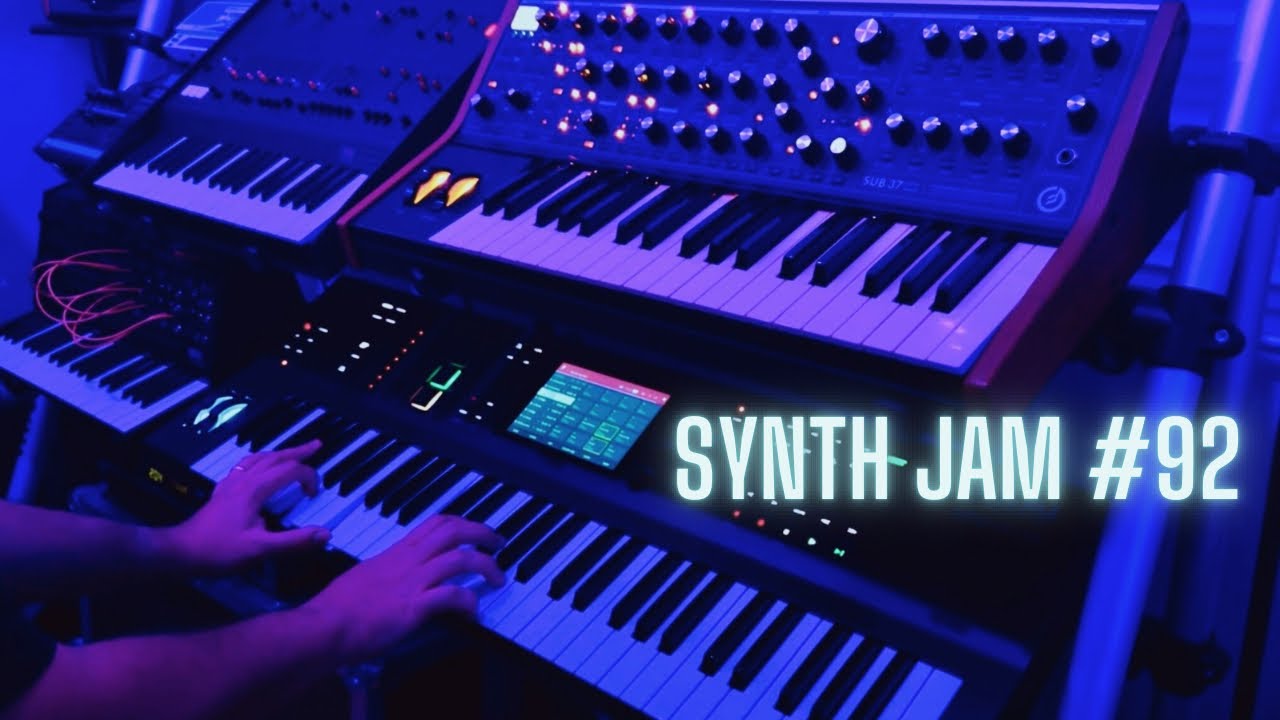 Synth Jam #92 - AKAI MPC Key 61, Moog Sub 37 & ARP Odyssey