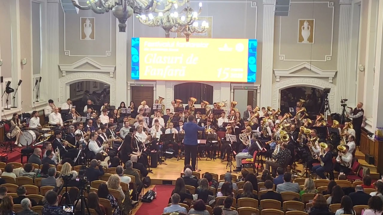 Obosit și frânt de cale lungă - Festivalul fanfarelor din Conferința Banat, Arad, 15 martie 2025