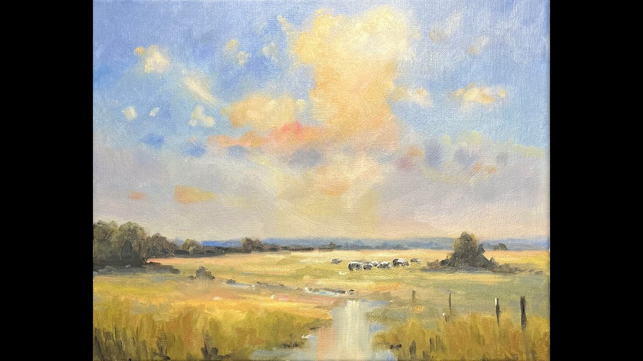 Easy painting, the golden hour.
