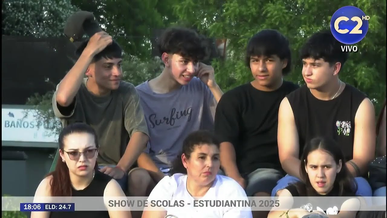 ESTUDIANTINA 2025 - SHOW DE SCOLAS - 2&deg; NOCHE. EN VIVO DESDE LA CASCADA
