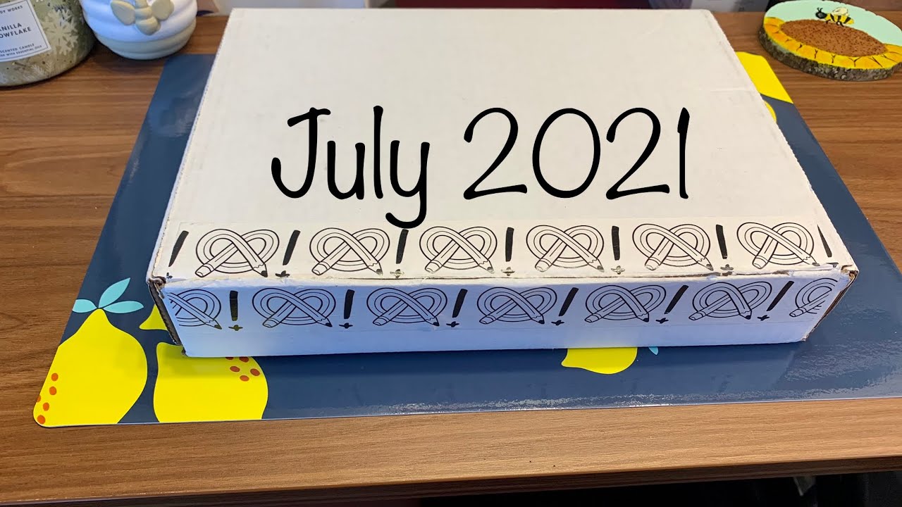 July 2021 Artsnacks plus box unboxing