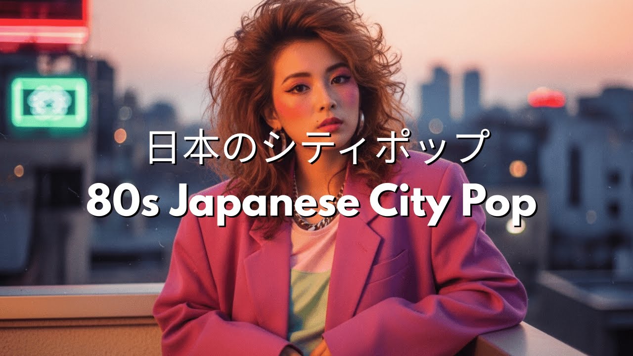 Japanese City Pop Live 80s | Neon Tokyo Night Vibes 🌃