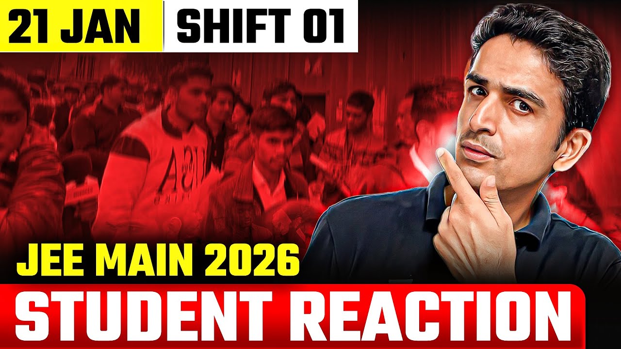 Students React After JEE Main 2026 | 21 Jan Shift 1