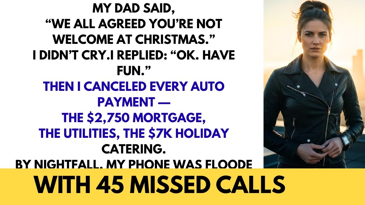 “My Dad Said I Wasn’t Welcome at Christmas, So I Canceled Every Auto-Payment”