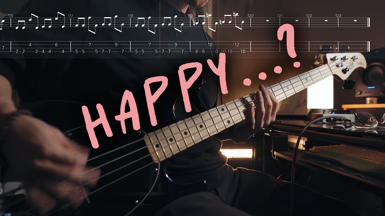 DAY6 - HAPPY 베이스 + 타브 악보 (Bass + TAB)