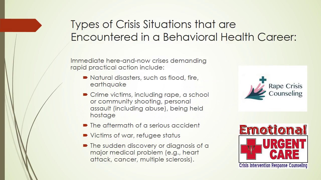 Crisis Counseling and Suicide Awareness