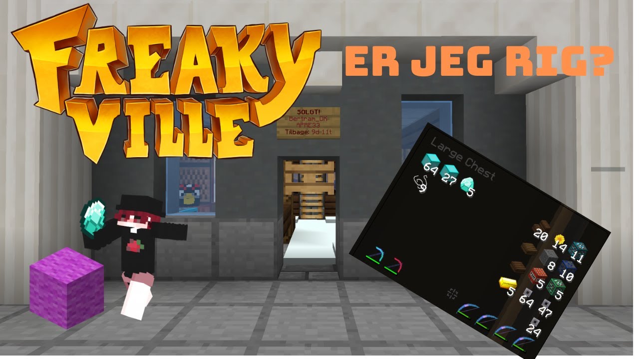 Freakyville Prison #20 Er jeg rig? Tjent på en uge! Vagtgear?