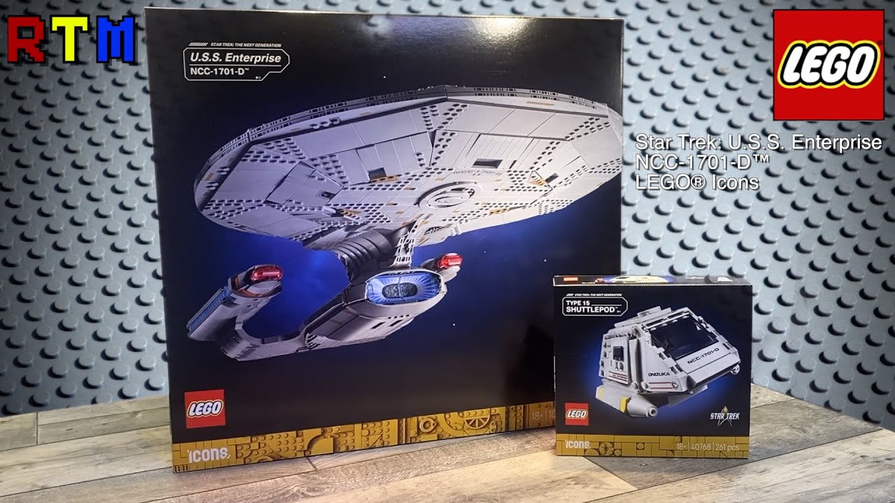 IT is Finally here LEGO STAR TREK ENTERPRISE NCC-1701-D from The Next Generation! Unboxing overview