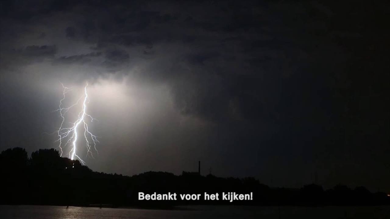 Stevige onweersbuien op 27 augustus 2016