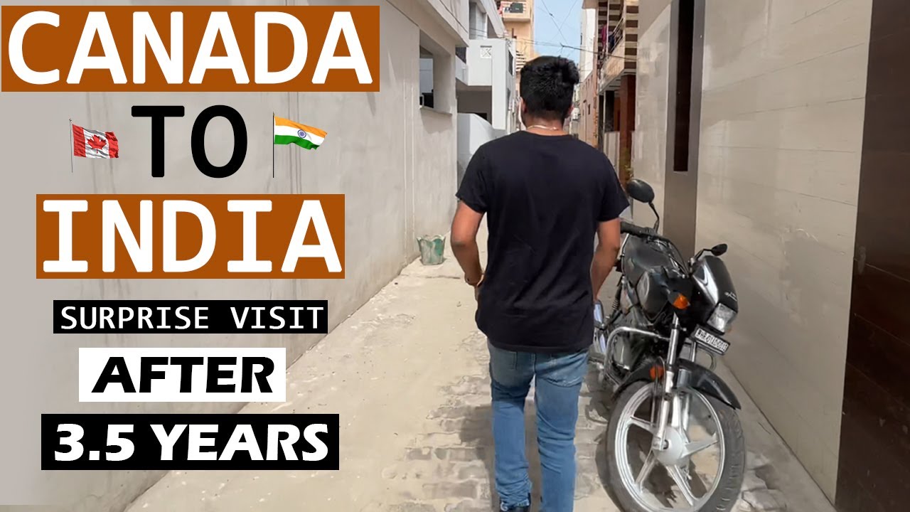 Surprise visit to India from Canada - Shocking Reaction - MUST WATCH  Kataria TV