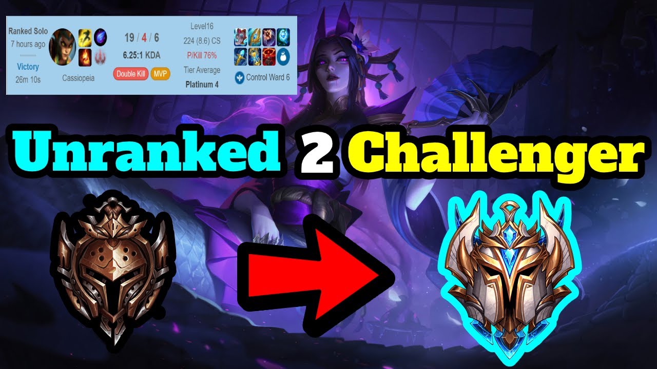 [Unranked to Challenger] How to 1v9 Carry as Cassiopeia Mid Lane (Patch 10.25)