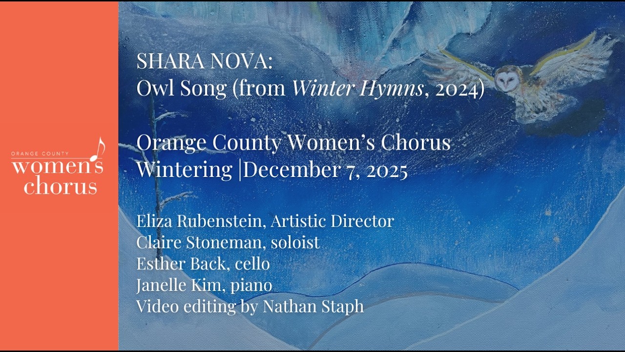 SHARA NOVA: Owl Song (from Winter Hymns, 2024)