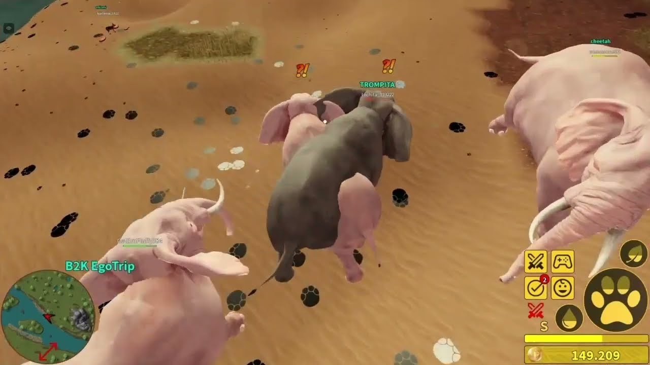 30 MINUTES of ELE FIGHTING in savannah life roblox