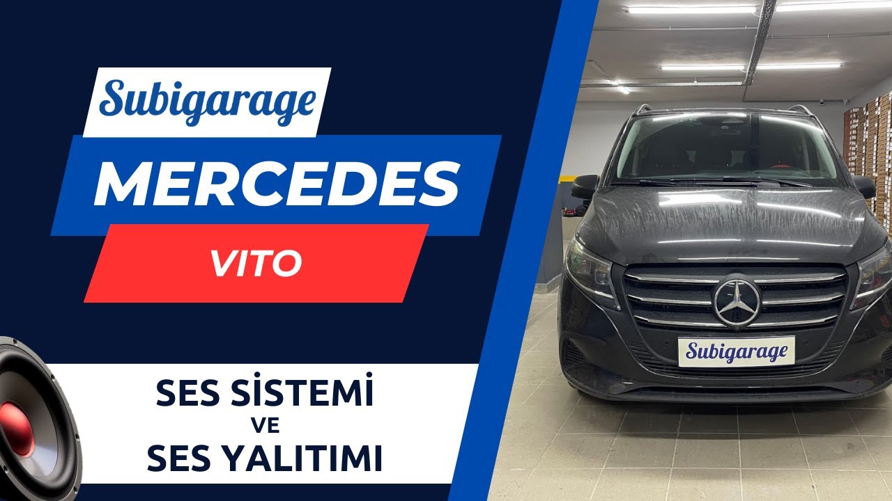 2025 Mercedes Benz Vito Tourer 4x4 Ses Yalıtımı ve Hifi Ses Sistemi