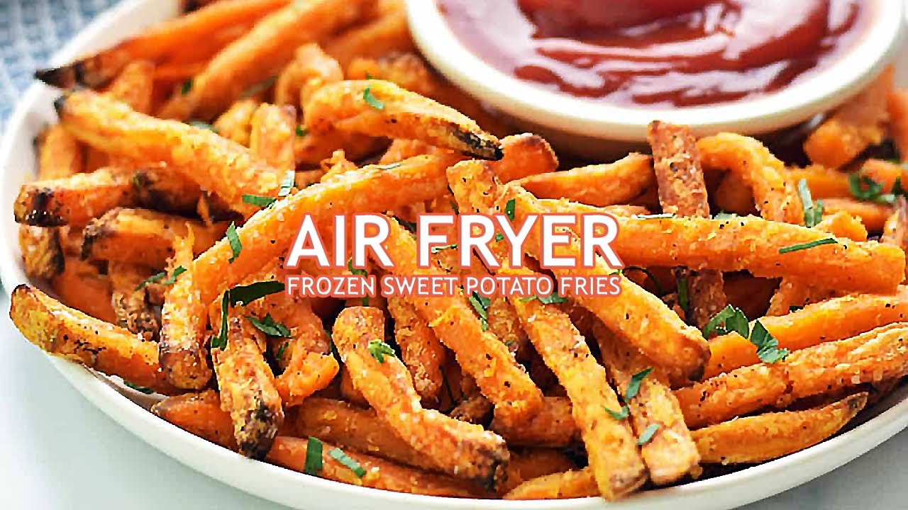 Perfectly Crispy and Tender Air Fryer Frozen Sweet Potato Fries | Quick & Easy Recipe