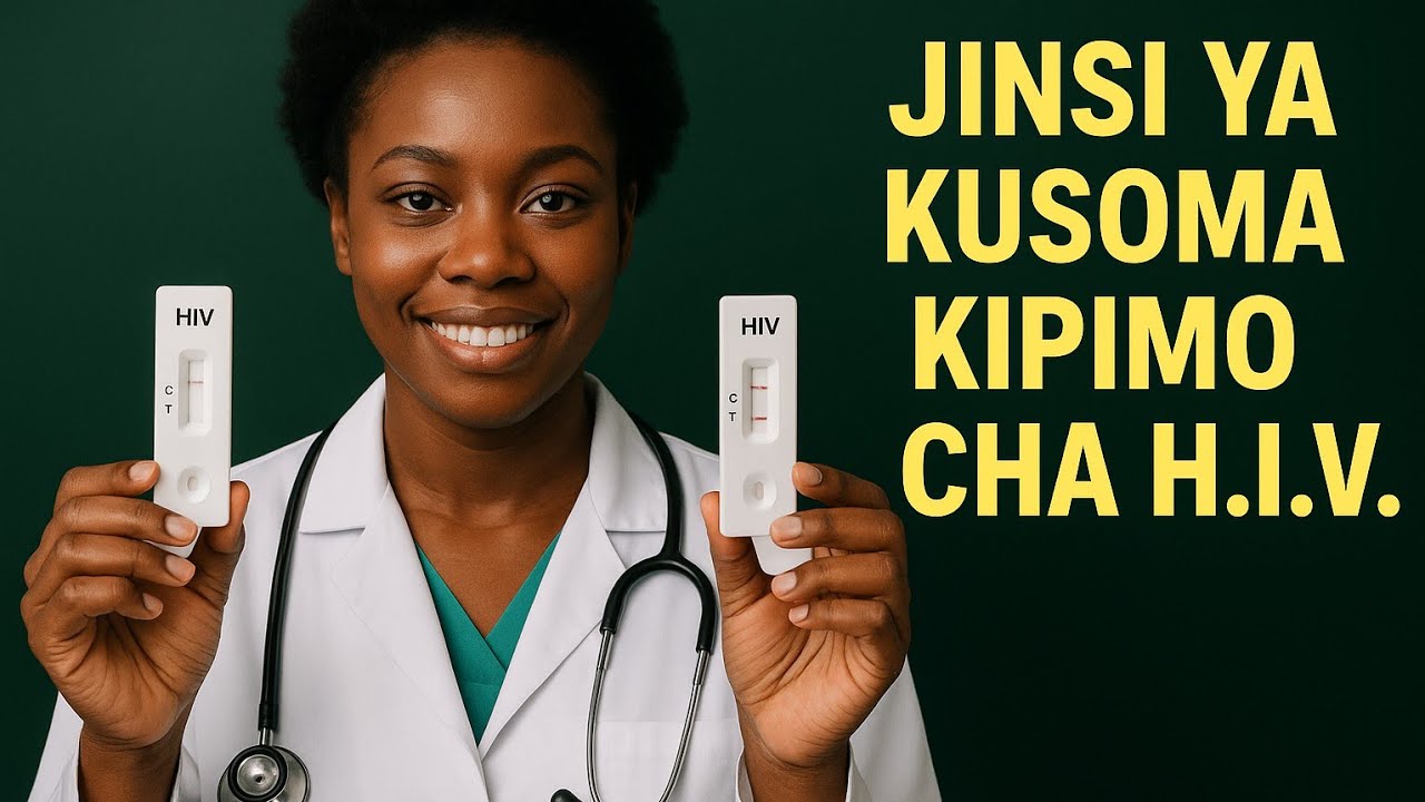 JINSI YA KUPIMA UKIMWI  MWENYEWE BILA DAKTARI
