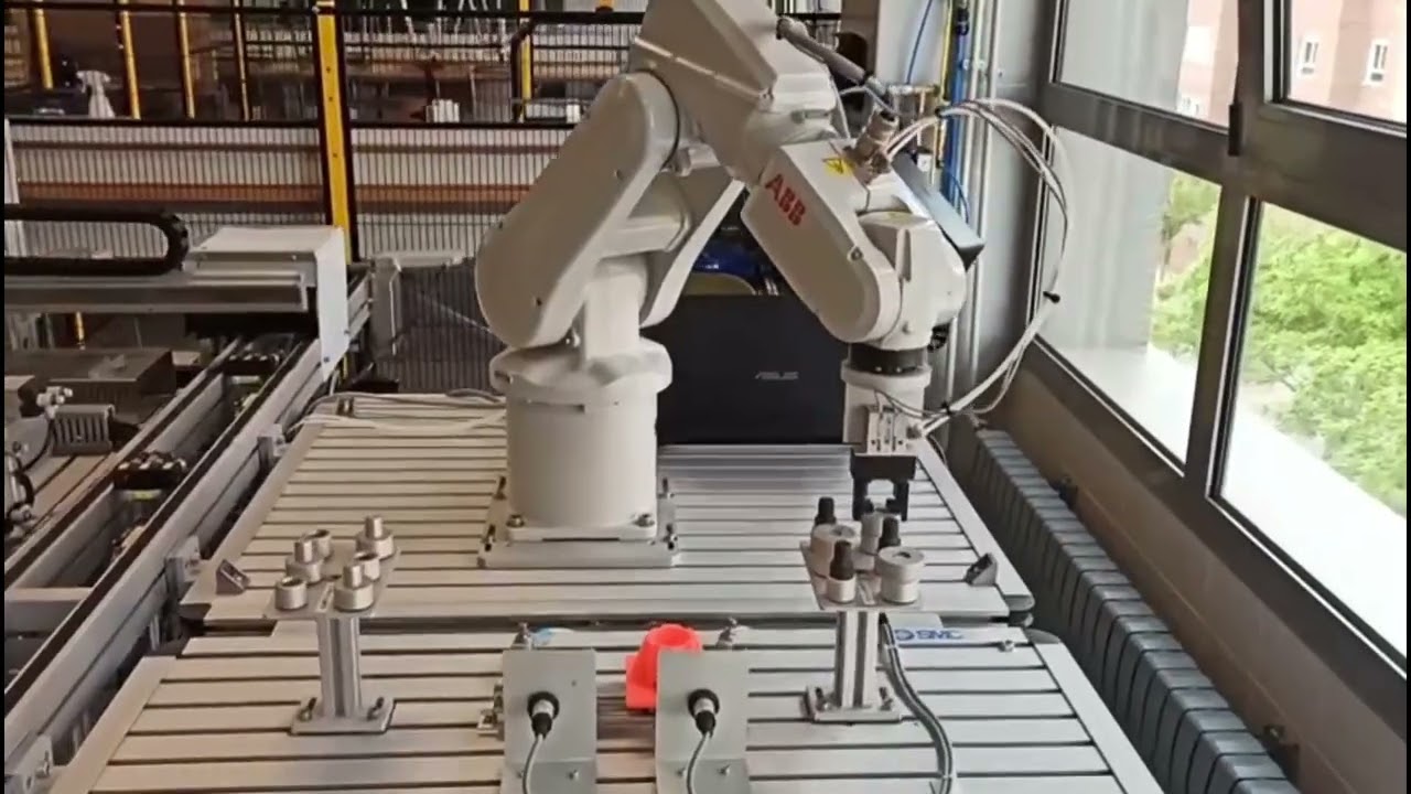 Modificación del WorkObject real del robot ABB IRB120