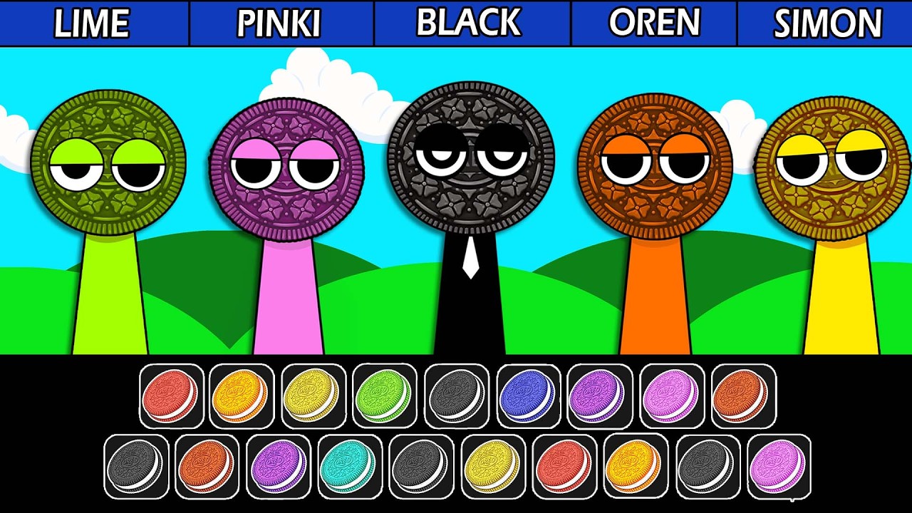 👻Paper DIY👻 Incredibox Sprunki OC OREO in All Different Phases Reveals  | DIY kertas buku 👻