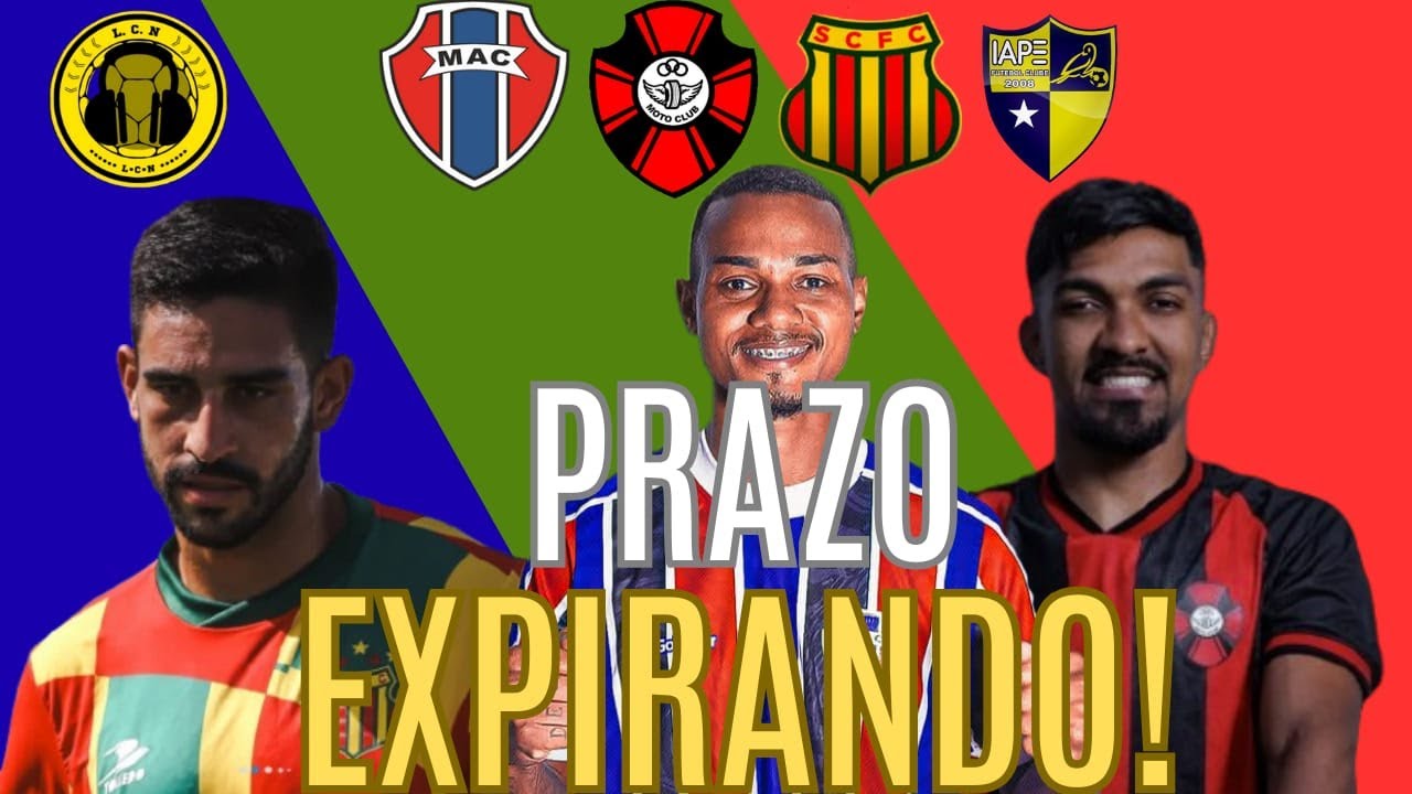 CORRIDA NO MERCADO, TIMES TEM ATÉ AMANHÃ PARA CONTRATAÇÕES. TÉCNICO DO SAMPAIO CONFIANTE NO GRUPO.