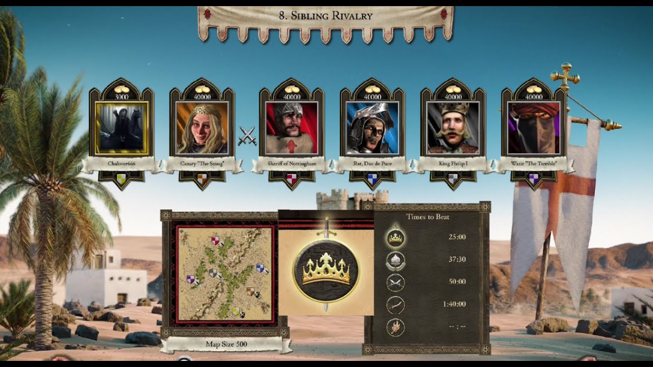 Sibling Rivalry - Prince of the Sands - Trail of the Jackal - Stronghold Crusader DE