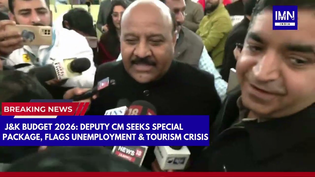 J&K Budget 2026: Deputy CM Seeks Special Package, Flags Unemployment & Tourism 