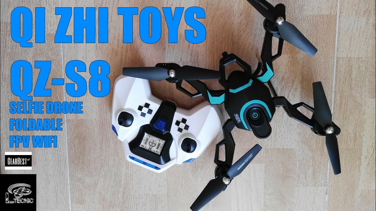 DRONE QZ S8 altitud Mantenga Elfie drone Fpv Wifi Ltecnic Gearbest