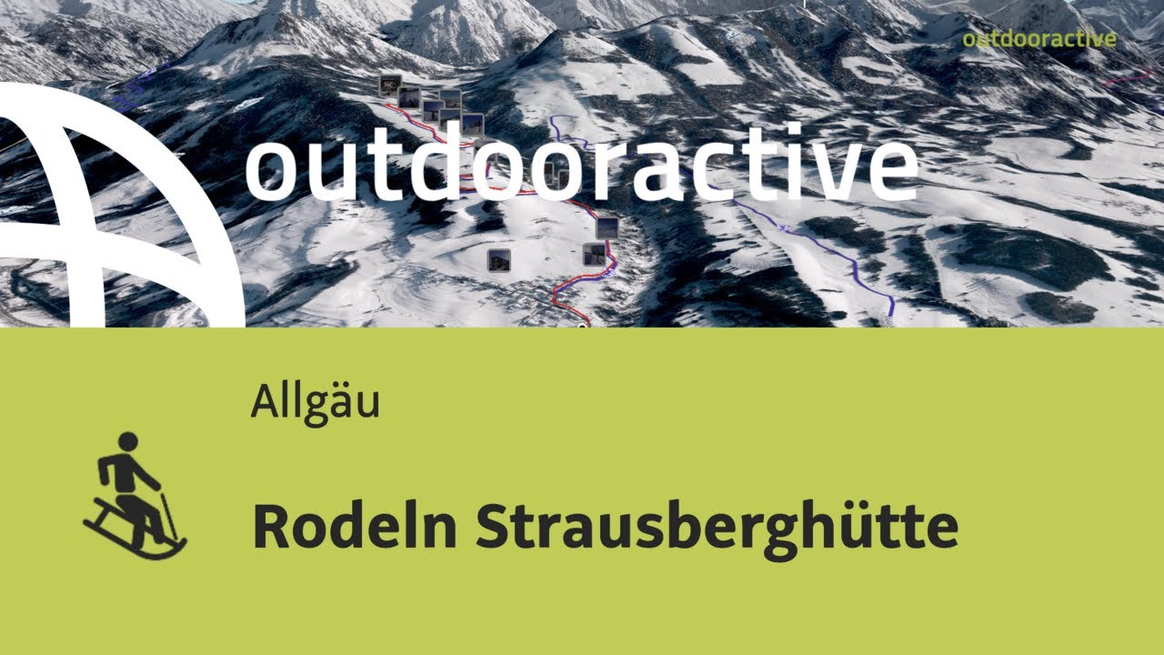 Rodelstrecke im Allg&auml;u: Rodeln Strausbergh&uuml;tte