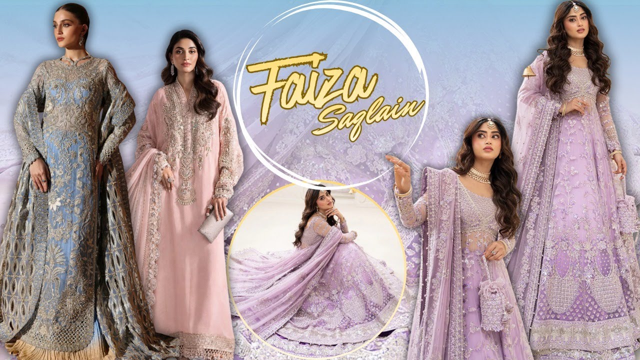 Faiza Saqlain Lehnga Style💯✨| Maria B Chiffon👗| Soraya Luxury Formals 🌸| Perfect For Weddings💖