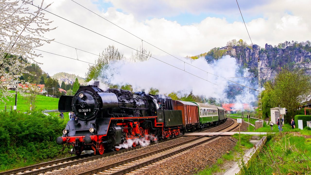 Mit historischen Loks und Zügen durch den April 2023