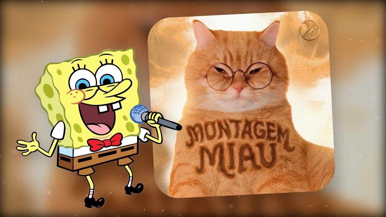 SpongeBob Sings Montagem Miau (AI Cover)