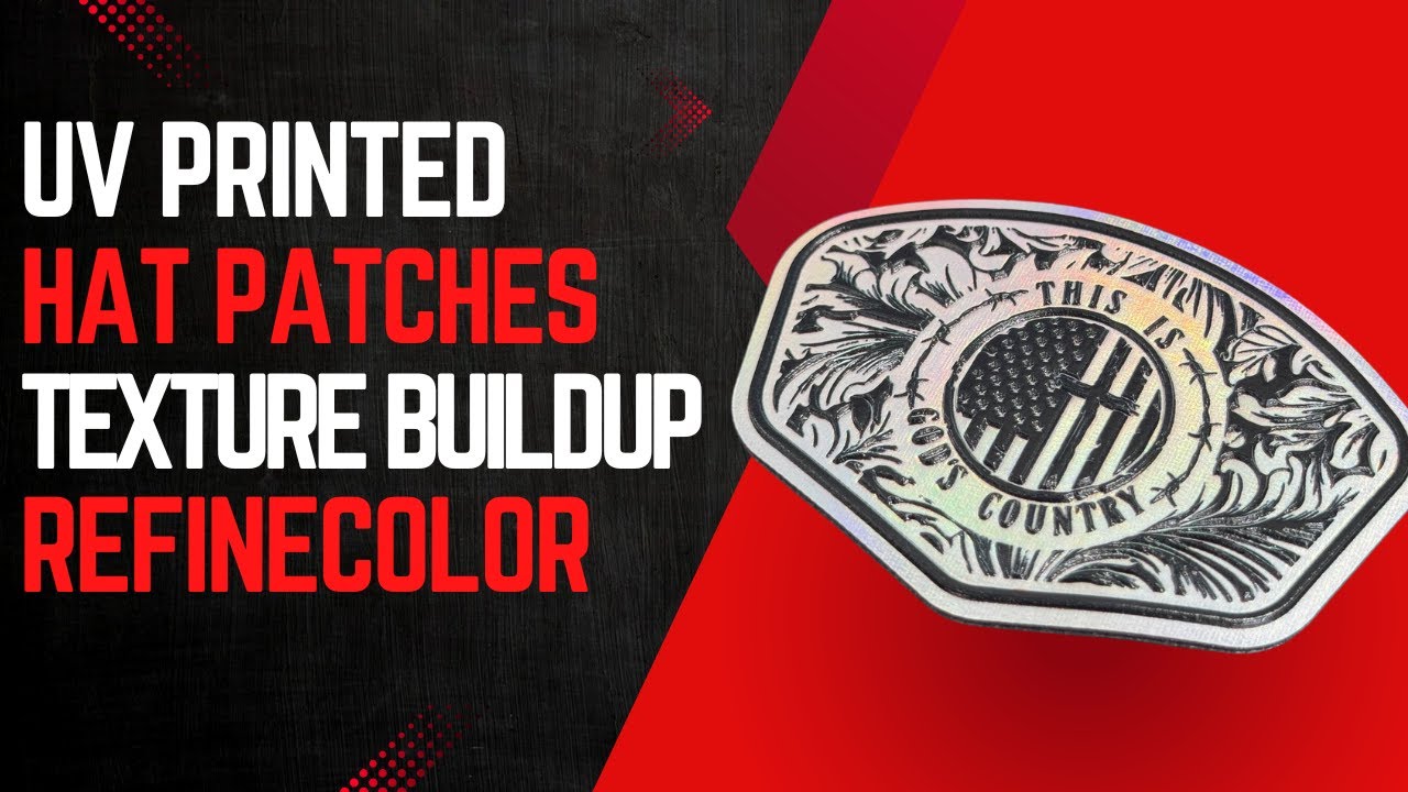 Texture Build Hat Patches - RefineColor UV Printers