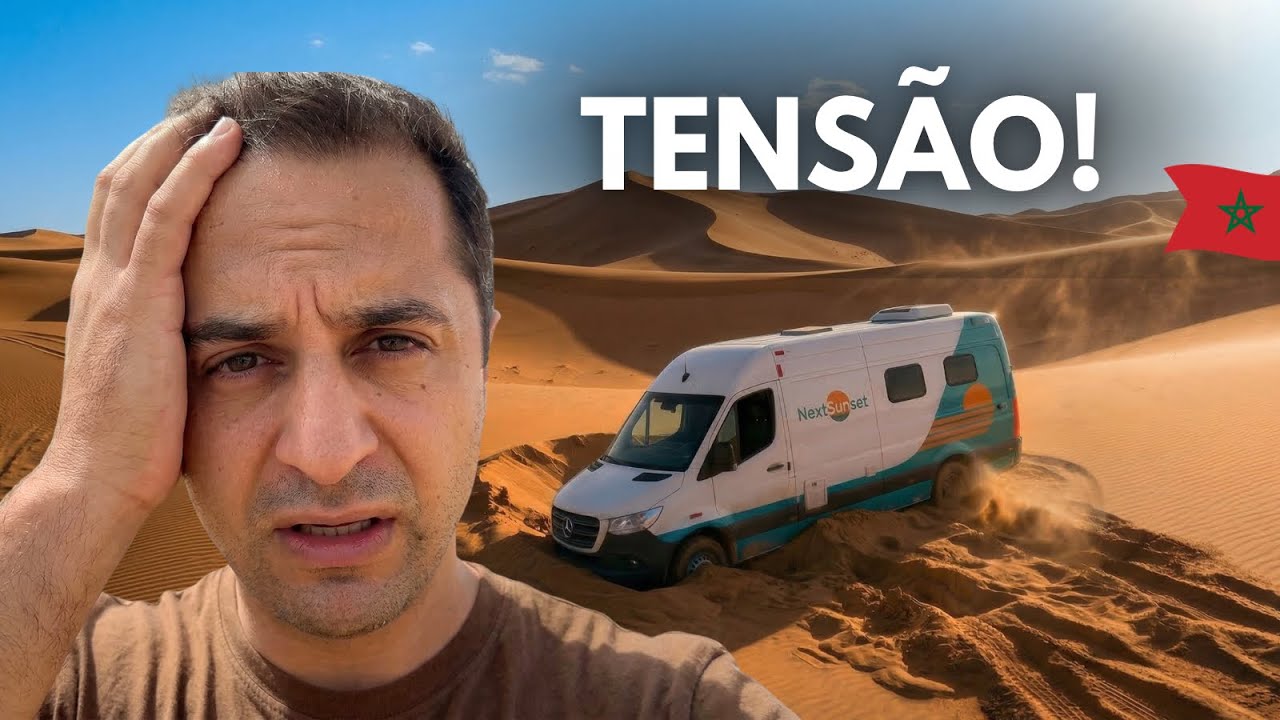 TENSO‼️ Ficamos ATOLADOS ❌ no meio do DESERTO DO SAARA!