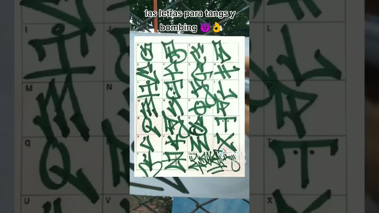 letras bombing para graffiti y tags