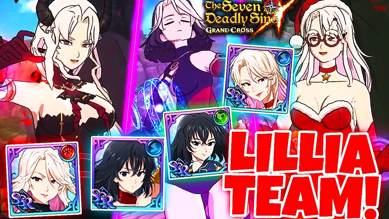 UNBELIEVABLE BEAUTY AND POWER! THE FULL LILLIA TEAM! | Seven Deadly Sins: Grand Cross