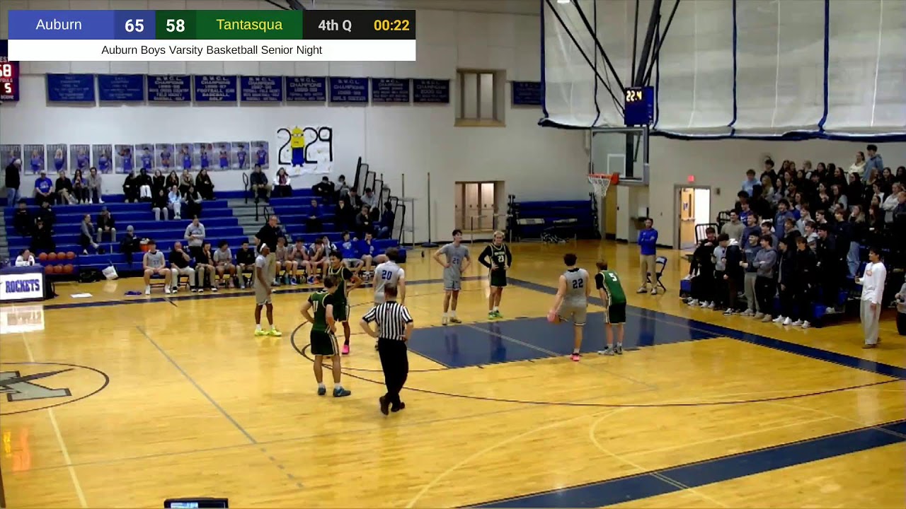 Auburn Boys Varsity Basketball vs Tantasqua