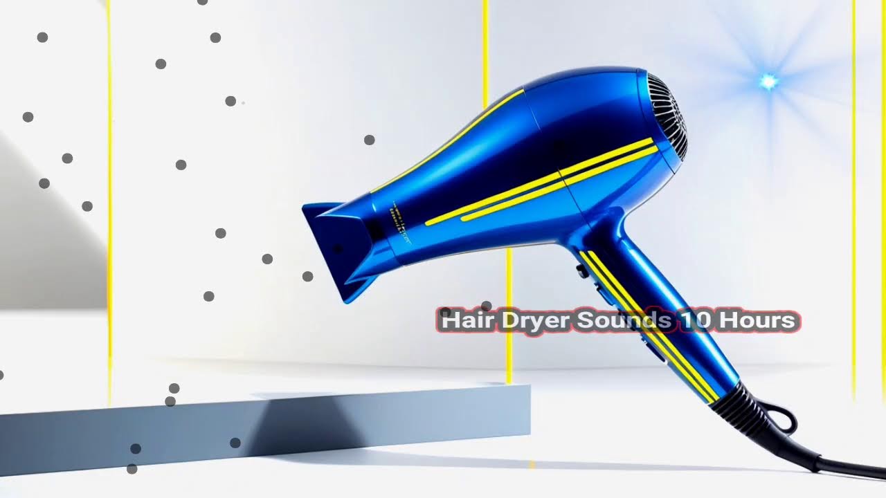 White Noise for Babies – Blow Dryer ASMR - Infant Sleep Training Sound