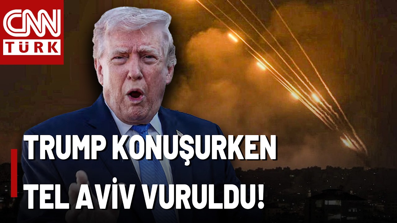 Trump Konuşurken, İran Tel Aviv'i Vurdu! İran ve Tel Aviv'de Son Durum Ne? İran Ne S&ouml;yl&uuml;yor?