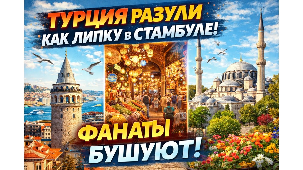 🇹🇷 РАЗУЛИ МЕНЯ в Стамбуле ФАНАТЫ БУШУЮТ ( перезагрузка ) 